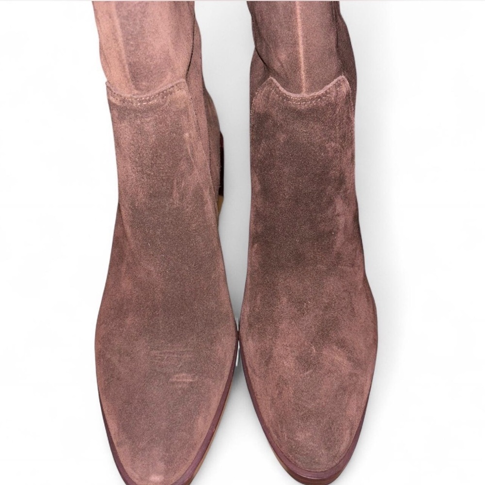 Vince Camuto Suede Ankle Boots in Dusty Rose women size 11